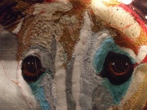 A stitched commission