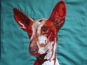 A commissioned embroidery