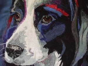 Detail of a commissioned Embroidery