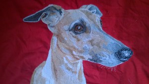 Sweet Bessie-Lou, my buddy. This was a Christmas present for dear friends xx